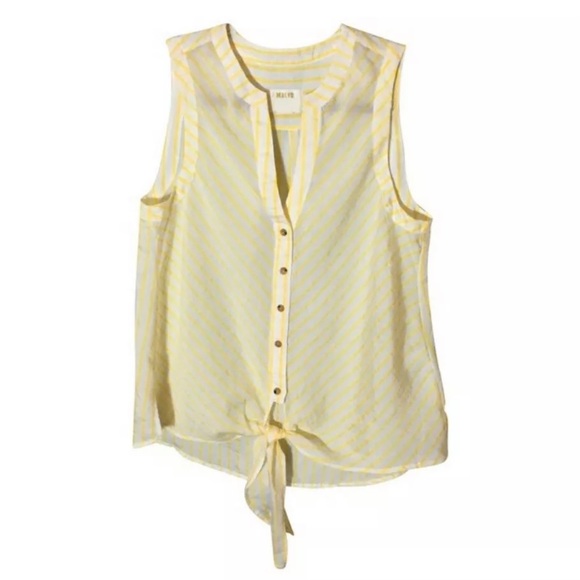 Anthropologie Tops - Anthropologie Maeve Stripe Button-Down Top
